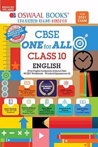 Oswaal CBSE One For All, English Lang. & Lit., Class 10 (Reduced Syllabus) (For 2021 Exam): Vol. 1
