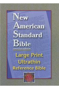 Large Print Ultrathin Reference Bible-NASB