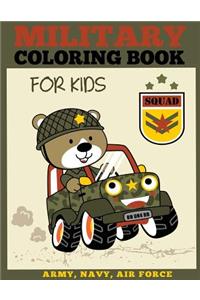 Military Coloring Book for Kids