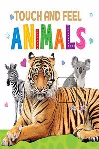 Jolly Kids Touch and Feel Book: Animals| Picture Book for Kids Ages 1-4 Years| Board Book| Touch & Feel Activity Book