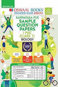 Oswaal Karnataka PUE Sample Question Papers I PUC Class 11 Biology Book (For 2021 Exam) (7 Star)