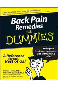 Back Pain Remedies for Dummies