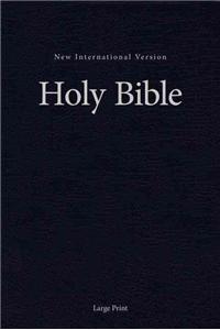 NIV, Pew and Worship Bible, Large Print, Hardcover, Blue