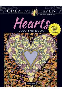 Creative Haven Hearts Coloring Book