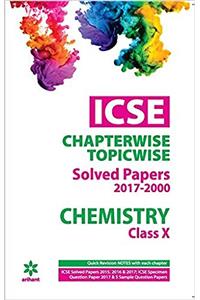 ICSE Chemistry Chapterwise Solved Papers Class 10th