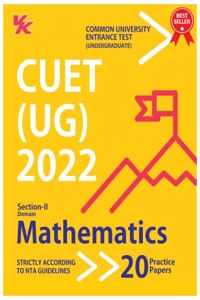 NTA CUET (UG) Practice Paper Mathematics| Exam Preparation Book 2022 | VK Publications