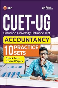 GKP NTA CUET-UG 2023 : 10 Practice Sets - Accountancy - (5 Mock Tests & 5 Solved Papers) (Career Launcher)