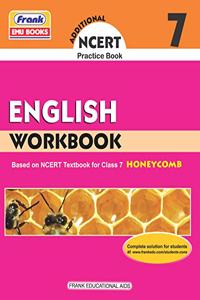 Frank EMU Books Additional NCERT Practice Book - English Workbook for CBSE Class 7 - Based on NCERT Textbook for 7th Grade - Honeycomb