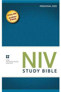 Study Bible-NIV-Personal Size: New International Version, Personal Size, with Full Color Photos, Charts &amp; Maps