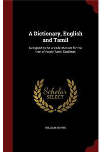 Dictionary, English and Tamil