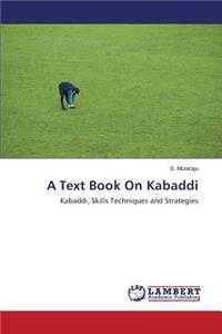 Text Book On Kabaddi