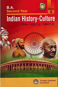 Indian History - Culture ( From 1526 C.E - 1964 C.E ) [ ENGLISH MEDIUM ]