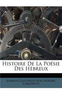 Histoire de La Po Sie Des H Breux