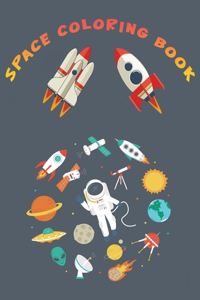 Space Coloring Book: Activity Book for Kids