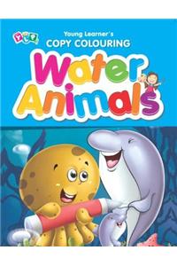 Water Animals Copy Colouring Book