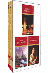 Virginia Woolf (Set of 3 Books) - To the Light House, Mrs. Dalloway, A Room of One's Own