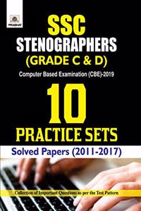 SSC Stenographer (Grade C And D) Computer Based Examination (CBE)-2019 10 Practice Sets