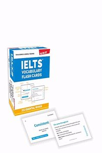 IELTS VOCABULARY FLASH CARDS for IELTS Academic and General training - 352 high quality & durable cards + Online FLASH CARDS + Online Exercises + Audio-Video pronunciation of all words - helpful for TOEFL, PTE, OET and other English language tests