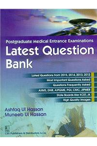 Postgraduate Medical Entrance Examinations : Latest Question Bank