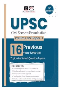 Drishti IAS UPSC Prelims 16 years Solved Papers (2008-23) 5TH Edition | Prelims Solved Papers In English | UPSC Question Bank [Perfect Paperback] Team Drishti [Perfect Paperback] Team Drishti [Perfect Paperback] Team Drishti [Perfect Paperback] Tea