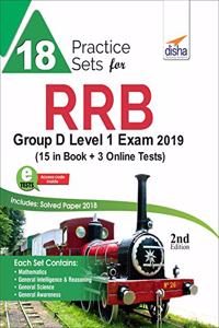 18 Practice Sets for RRB Group D Level 1 Exam 2019 with 3 Online Tests