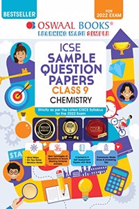 Oswaal ICSE Sample Question Papers Class 9 Chemistry Book (For 2022 Exam)