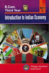 B.Com 3rd Year Introduction To Indian Economy [ ENGLISH MEDIUM ]