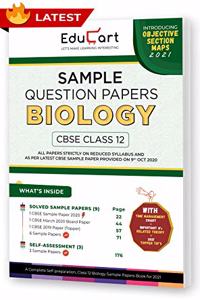 Educart CBSE Class 12 Biology Sample Question Papers For 2021 (reduced syllabus for Term 1 and 2) (old pattern)