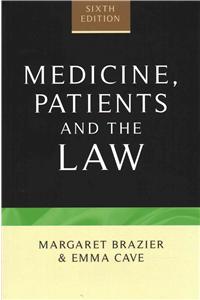 Medicine, Patients and the Law: Sixth Edition