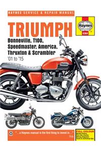 Triumph Bonneville, T100, Speedmaster, America, Thruxton & Scrambler (01 - 15)