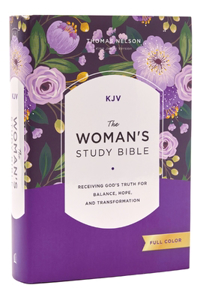 Kjv, the Woman's Study Bible, Hardcover, Red Letter, Full-Color Edition, Comfort Print