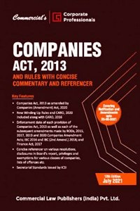 Companies Act, 2013 With Rules & Concise Commentary (Single Vol.) 12th Edition, 2021