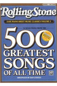 Rolling Stone Easy Piano Sheet Music Classics, Volume 2