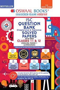 Oswaal ISC Question Bank Class 12 English Paper-1 Language Book Chapterwise & Topicwise (Reduce Syllabus) (For 2022 Exam)