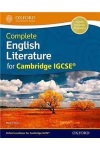 Complete English Literature for Cambridge IGCSE