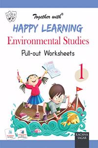 Happy Learning Pullout Worksheets Environmental Studies for Class 1