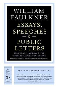 Essays, Speeches & Public Letters