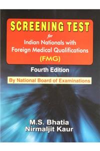 Screening Test for Indian Nationals with Foreign Medical Qualifications 4/e PB