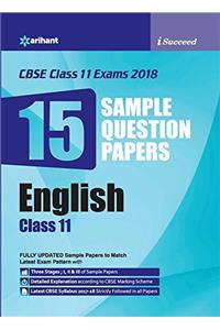 15 Sample Question Papers English Class 11th CBSE