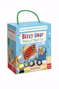 Bizzy Bear Book and Blocks set