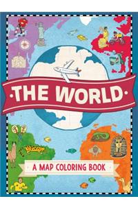 World: A Map Coloring Book