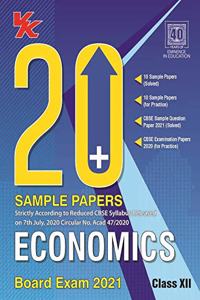 20 Plus CBSE Sample Papers Economics Class 12 for 2021 Exam (Reduced Syllabus)