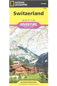 Switzerland Map: Travel Maps International Adventure Map