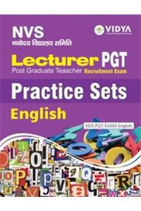 NVS Lecturer PGT Recruit. Exam. Practice Sets English