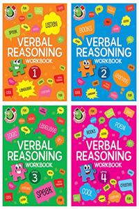 VERBAL REASONING WORKBOOK (SET OF 4 English activity BOOKS)