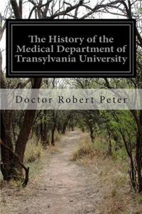 History of the Medical Department of Transylvania University