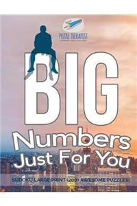 Big Numbers Just For You Sudoku Large Print (200+ Awesome Puzzles)