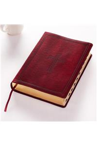 KJV Super Giant Print Lux-Leather Burgundy