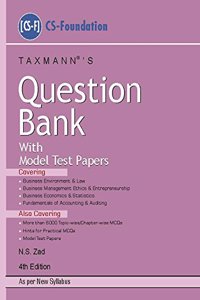 Question Bank with Model Test Papers (CS-Foundation)(As per New Syllabus)