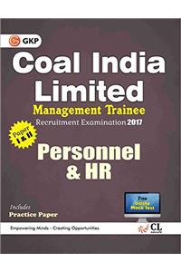 Coal India Limited Management Trainee Personnel & HR 2017